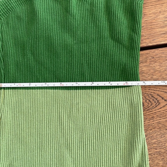 M Green Tube Sweater Ribbed Dress - Picture 5 of 7